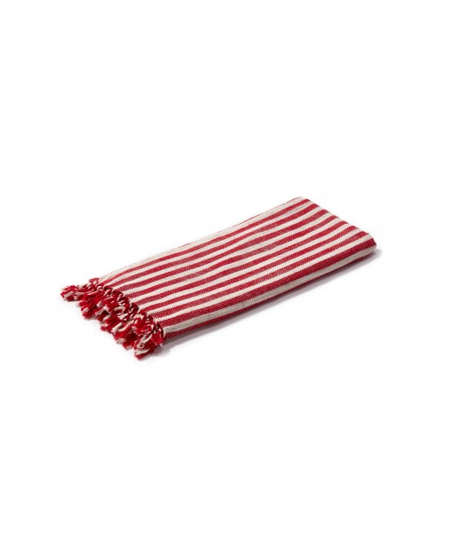 Beach Towel , Pestemal - Red & White 