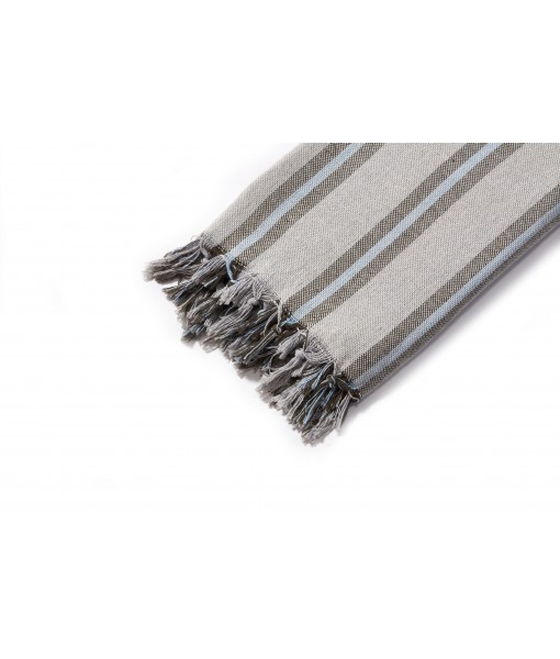 Beach Towel , Pestemal - Gray & blue