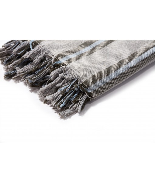 Beach Towel , Pestemal - Gray & blue