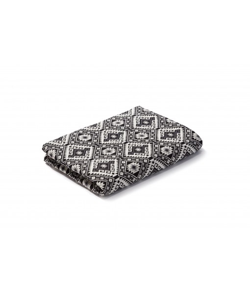 Ottoman Pattern Bedspread - Black